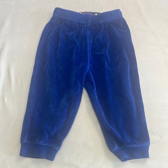 Disney - Blue Velour Joggers Elastic Cuffs Sweatpants w/ Tigger design - Picture 1 of 5
